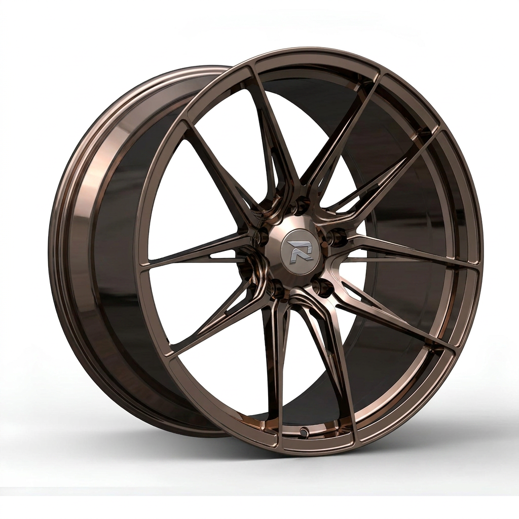 RZR CXCIX forged wheel — Tinted Bronze Chrome