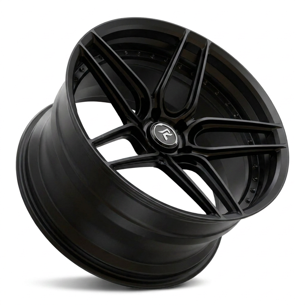 RZR IV forged wheel — Satin Black