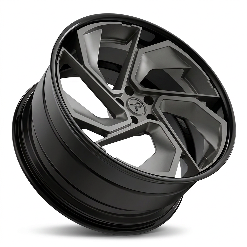RZR X forged wheel — Dark Graphite / Gloss Black