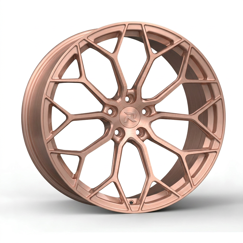 RZR CLXXXVIII forged wheel — Brushed Rose Gold