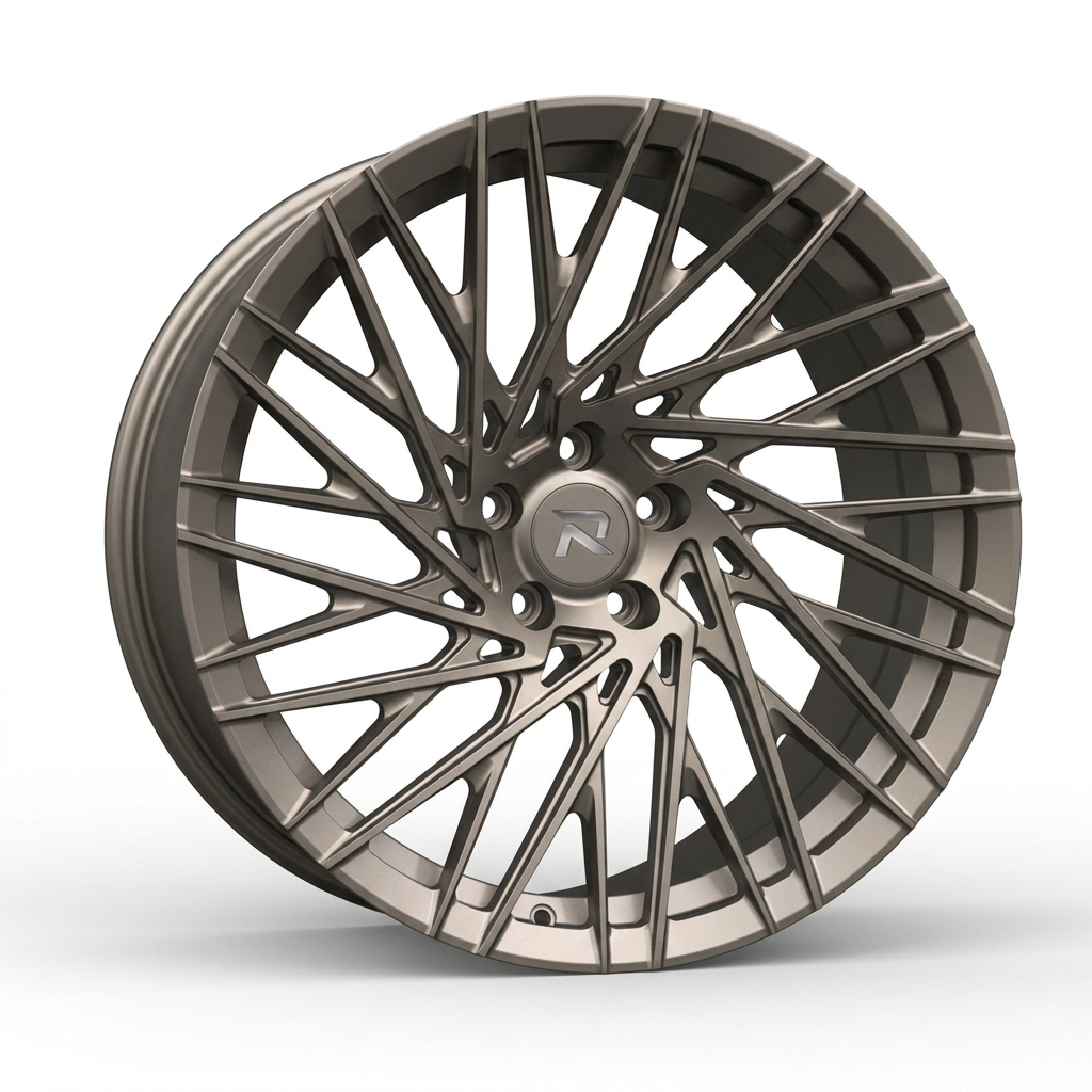 RZR CXCV forged wheel — Satin Titanium Grey