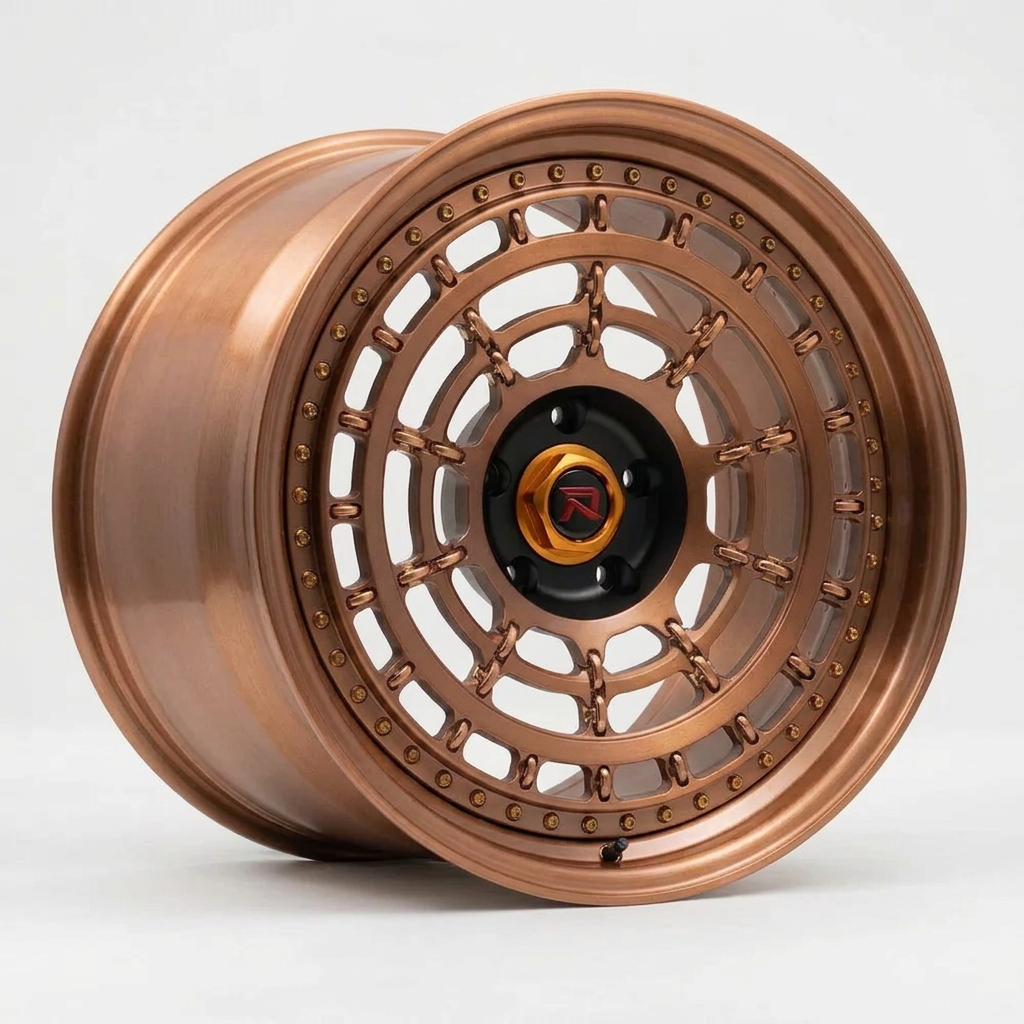 RZR XLII forged wheel — Metallic Copper Bronze
