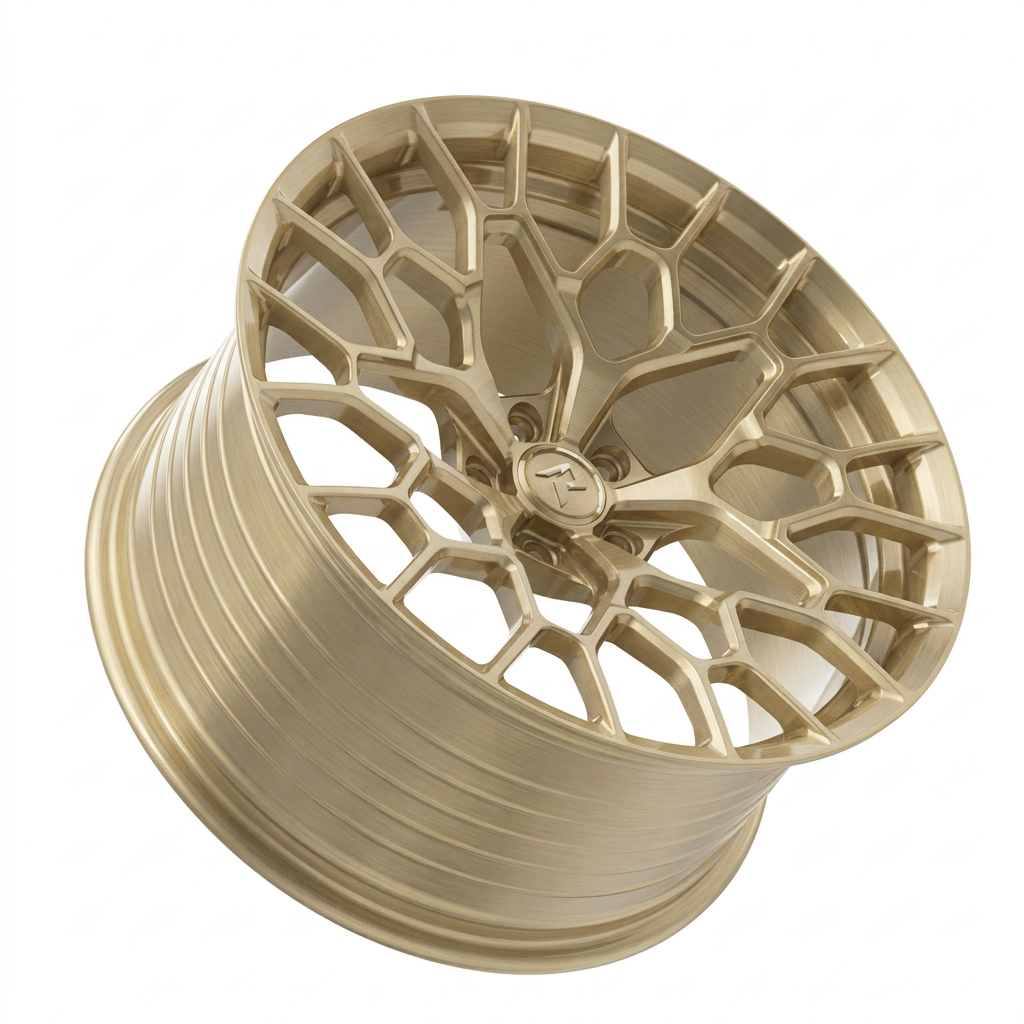 RZR LXXXIII forged wheel — Brushed Champagne Gold