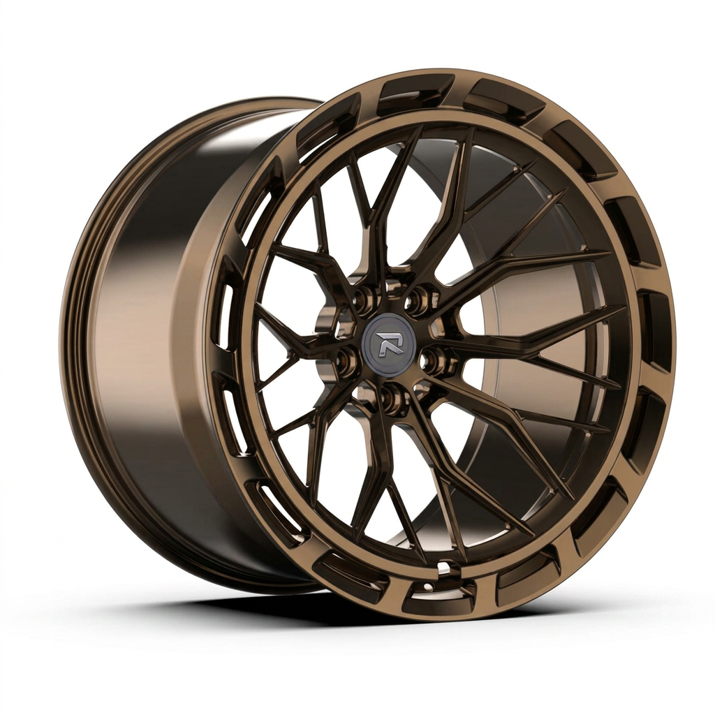 RZR CXLVIII forged wheel — Tinted Bronze Chrome