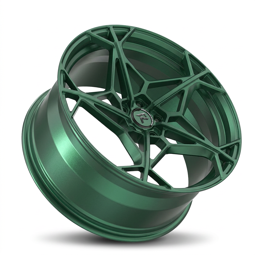 RZR XC forged wheel — Satin Emerald Metallic