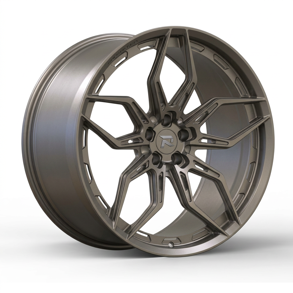 RZR CL forged wheel — Satin Titanium Grey