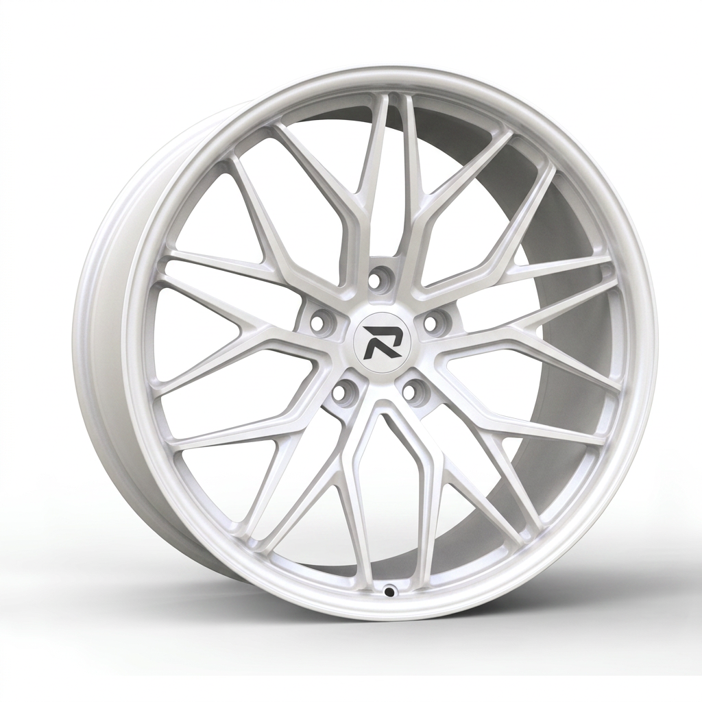 RZR CXXXI forged wheel — Satin White Pearl
