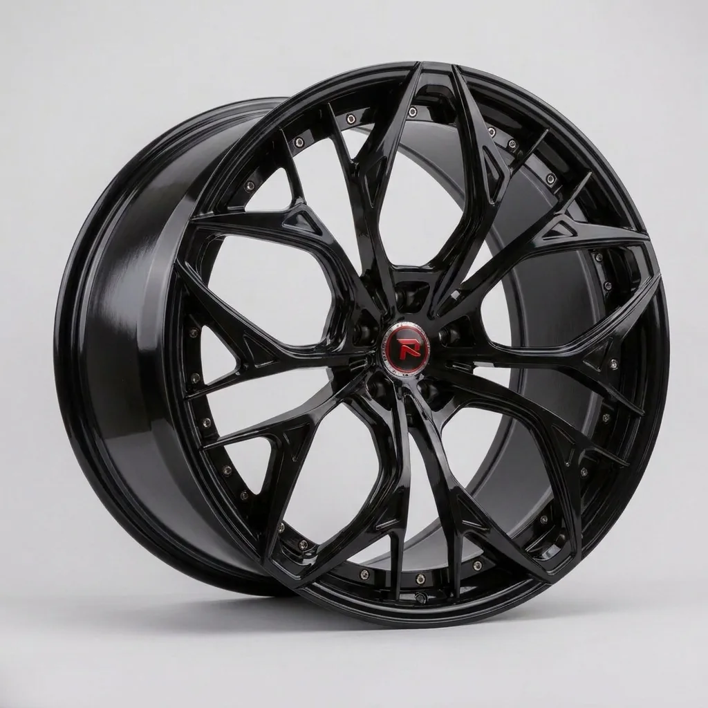 RZR XXII forged wheel — Gloss Black
