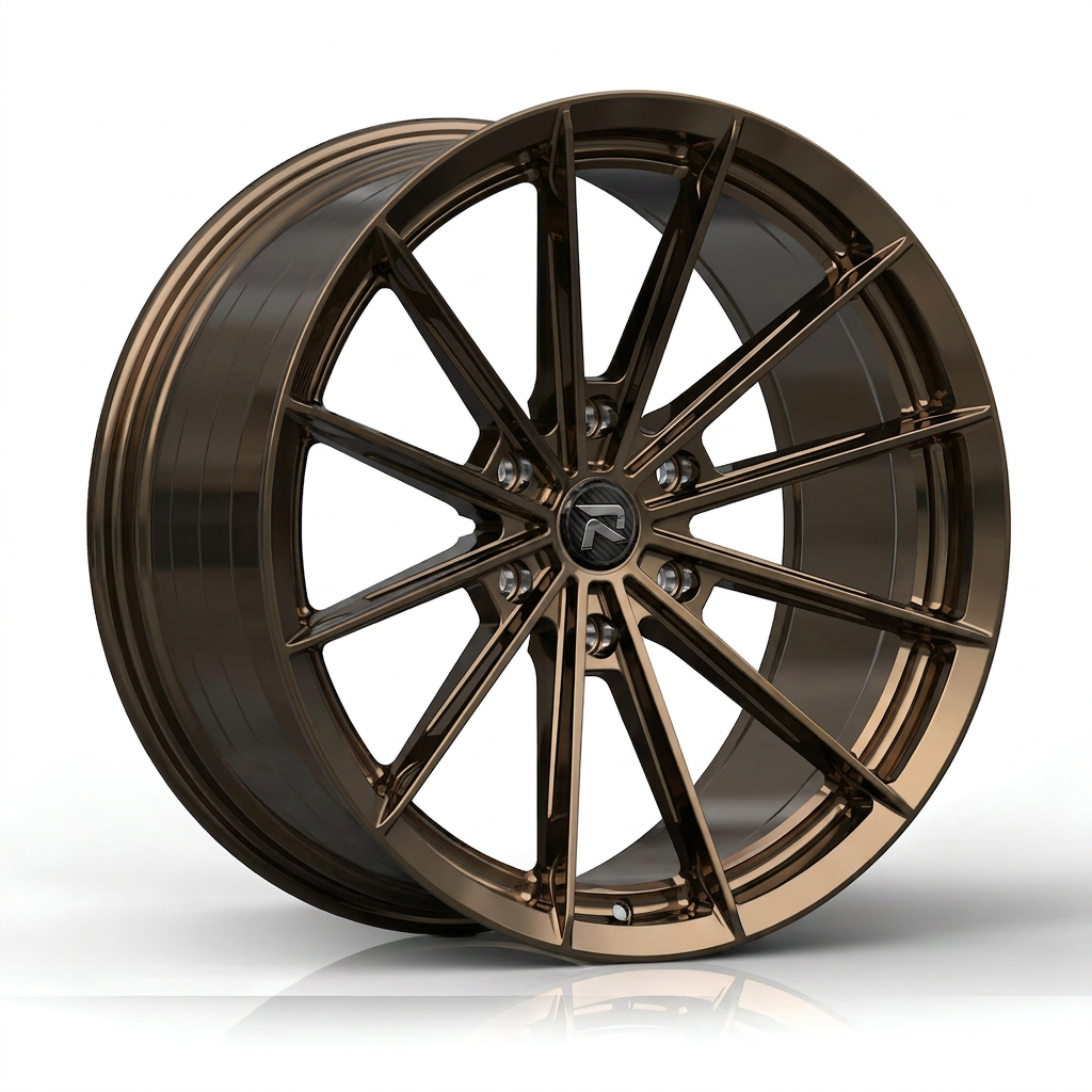 RZR CXX forged wheel — Tinted Bronze Chrome