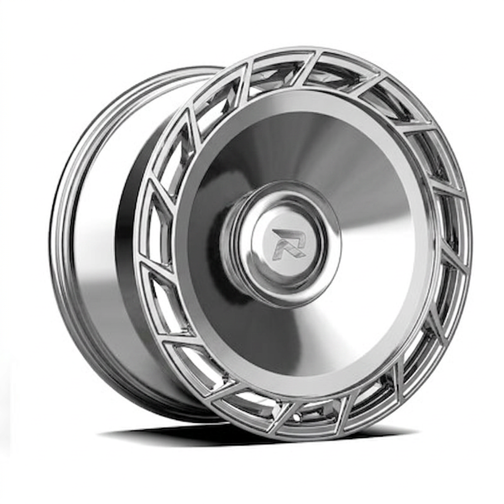 RZR CLXXXII forged wheel — Full Polished Chrome