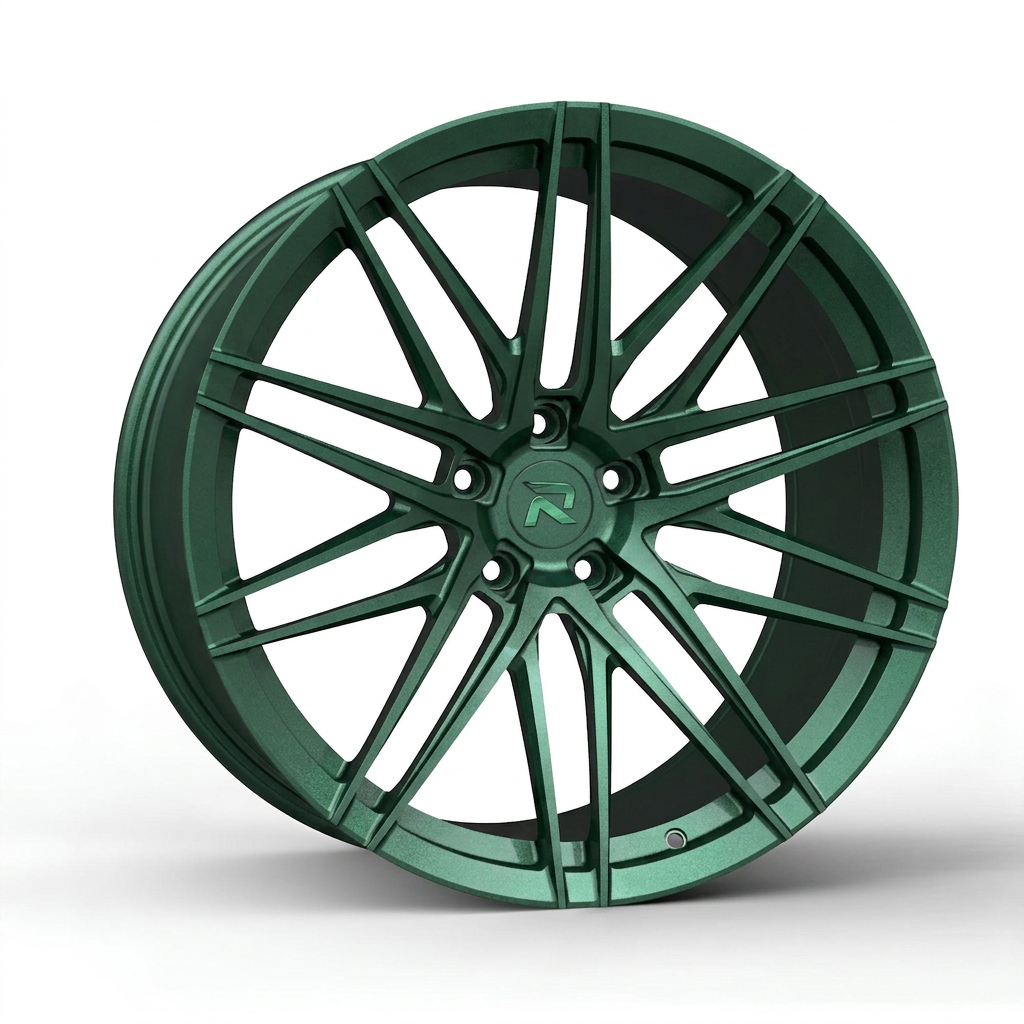 RZR CXCI forged wheel — Satin Emerald Metallic