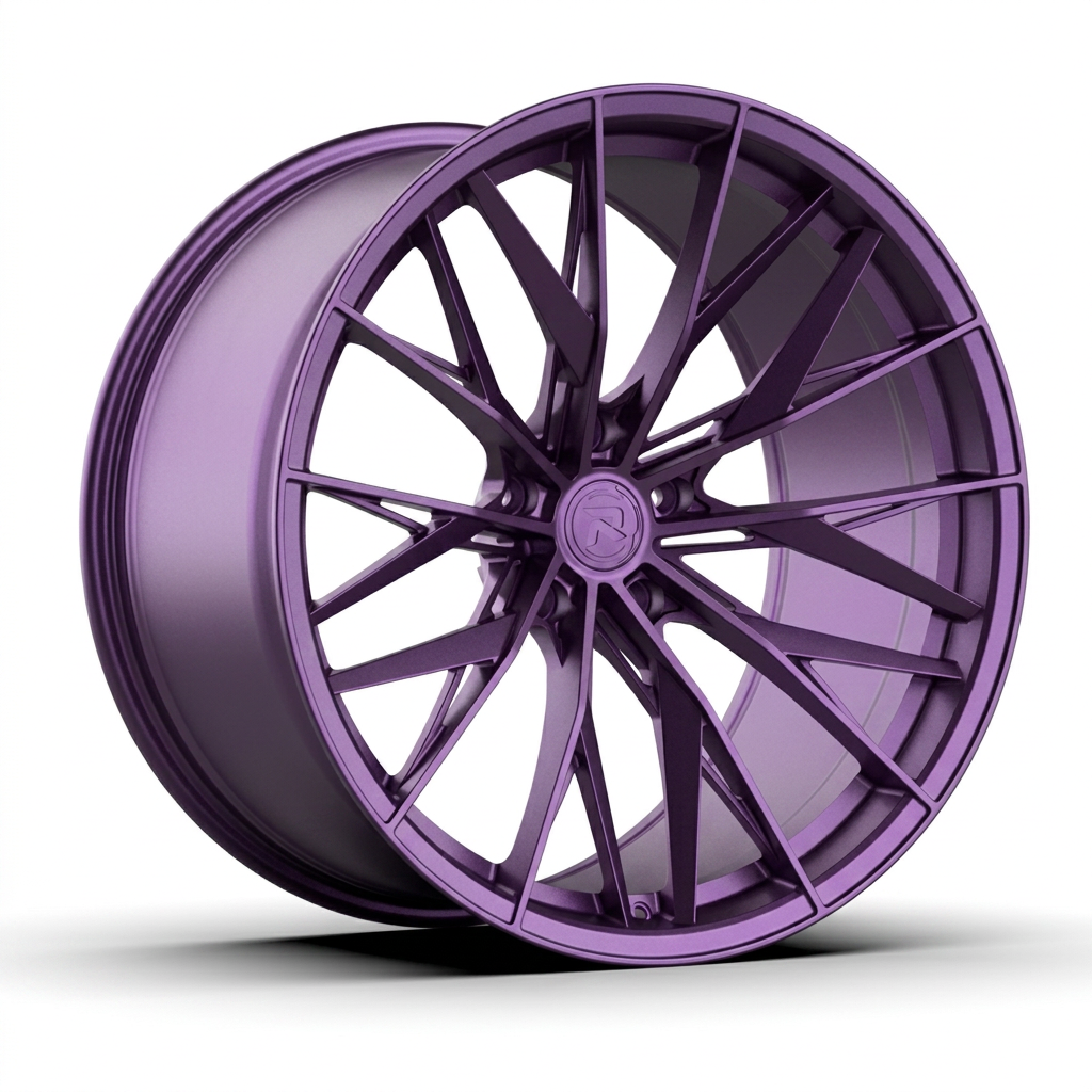 RZR CXXXVI forged wheel — Satin Purple Metallic