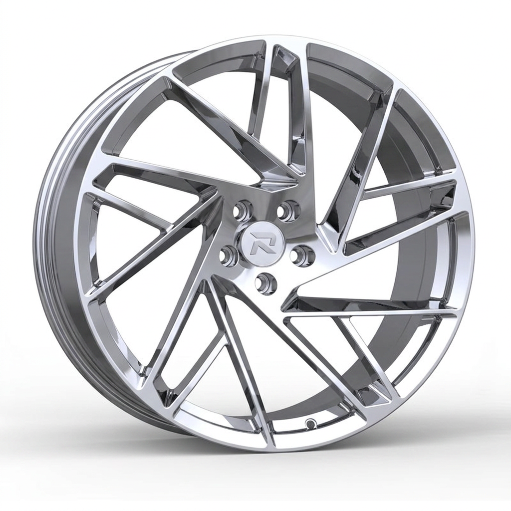 RZR CXIII forged wheel — Full Polished Chrome