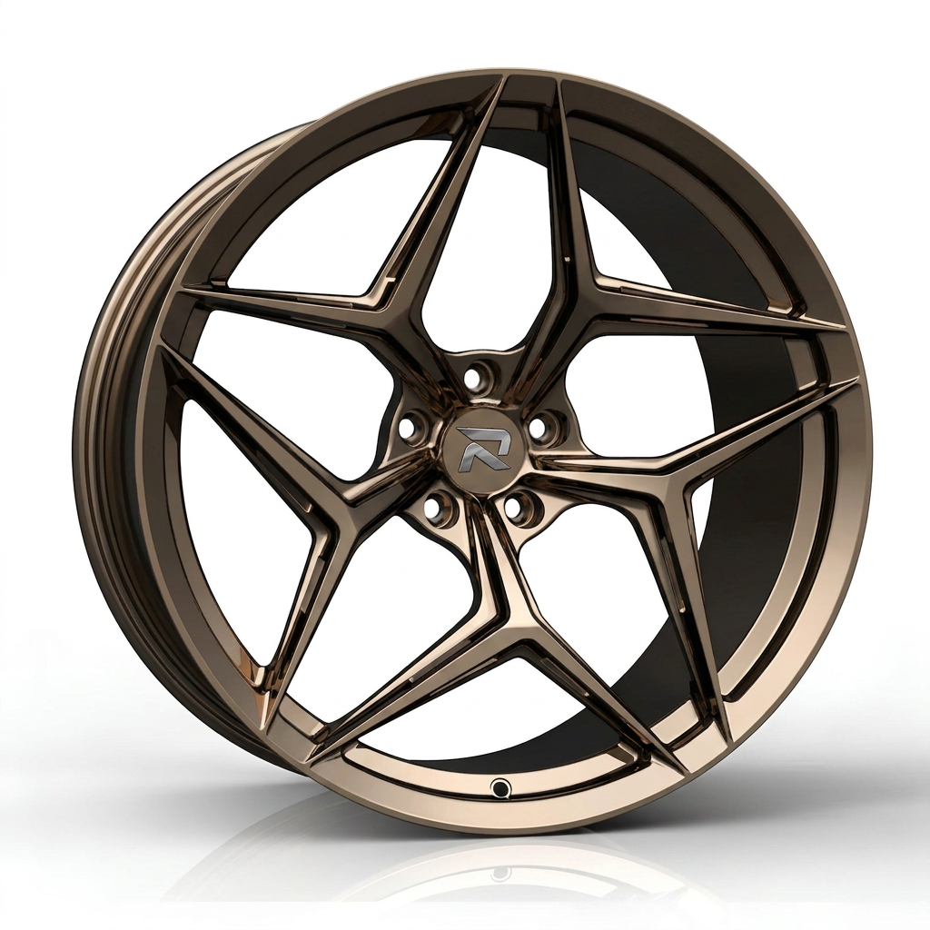 RZR CLXII forged wheel — Tinted Bronze Chrome