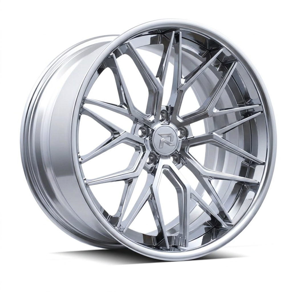 RZR XCV forged wheel — Full Polished Chrome