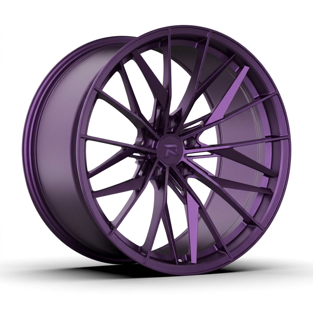 RZR CXXXVIII forged wheel — Satin Purple Metallic