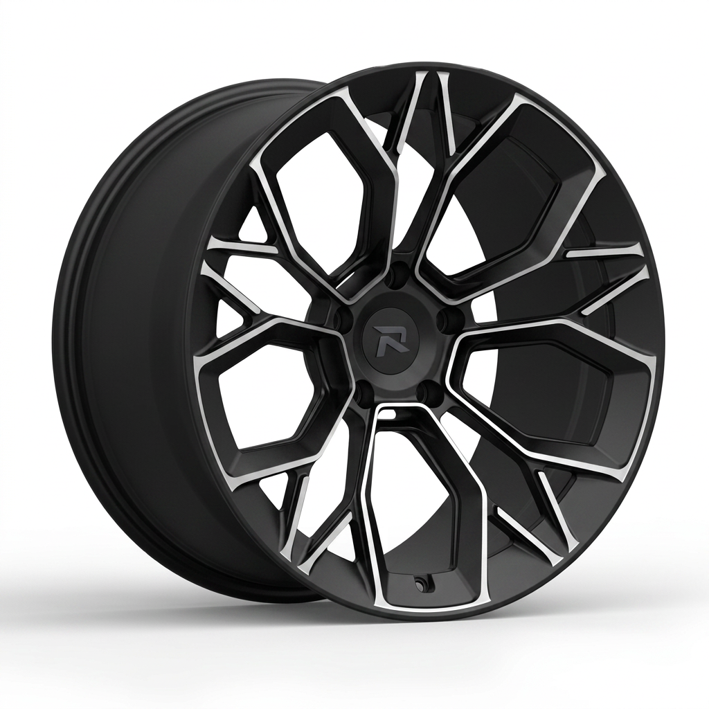 RZR CLIII forged wheel — Matte Black / Milled Edges