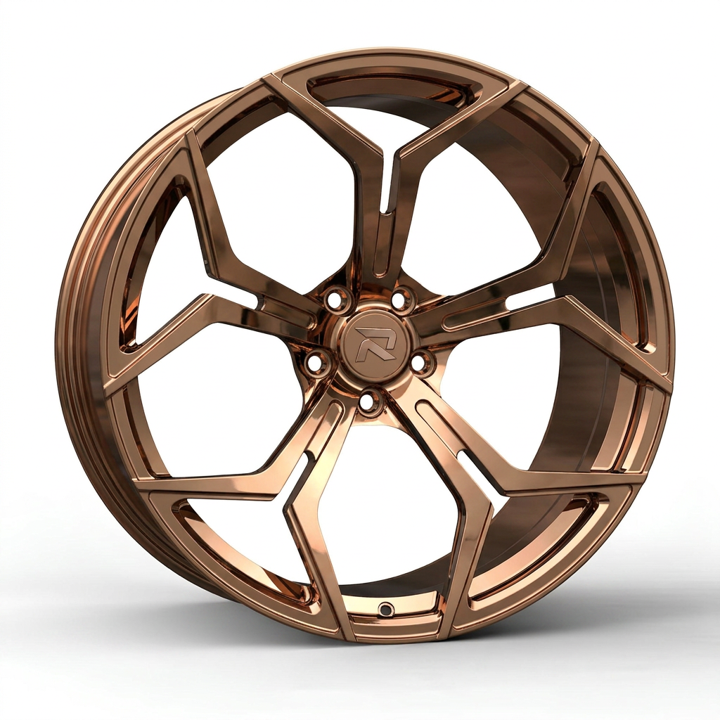 RZR CLXXV forged wheel — Tinted Bronze Chrome