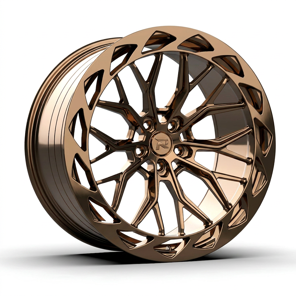 RZR CXXIII forged wheel — Tinted Bronze Chrome
