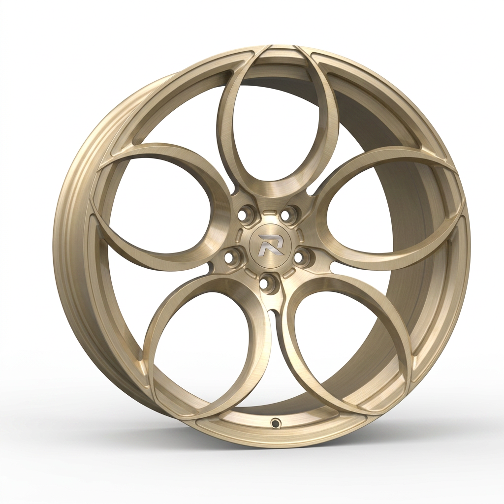 RZR CLXXXIX forged wheel — Brushed Champagne Gold