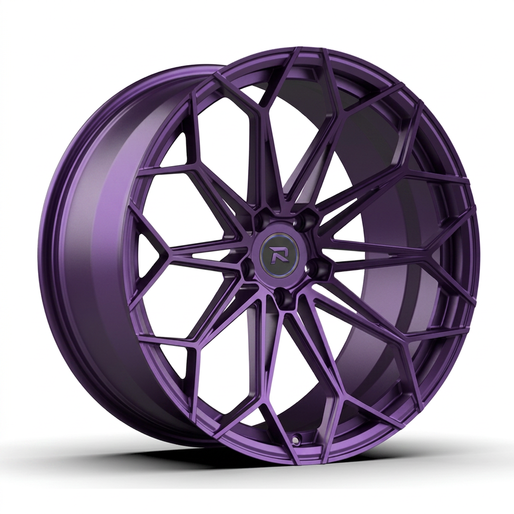 RZR CXXV forged wheel — Satin Purple Metallic