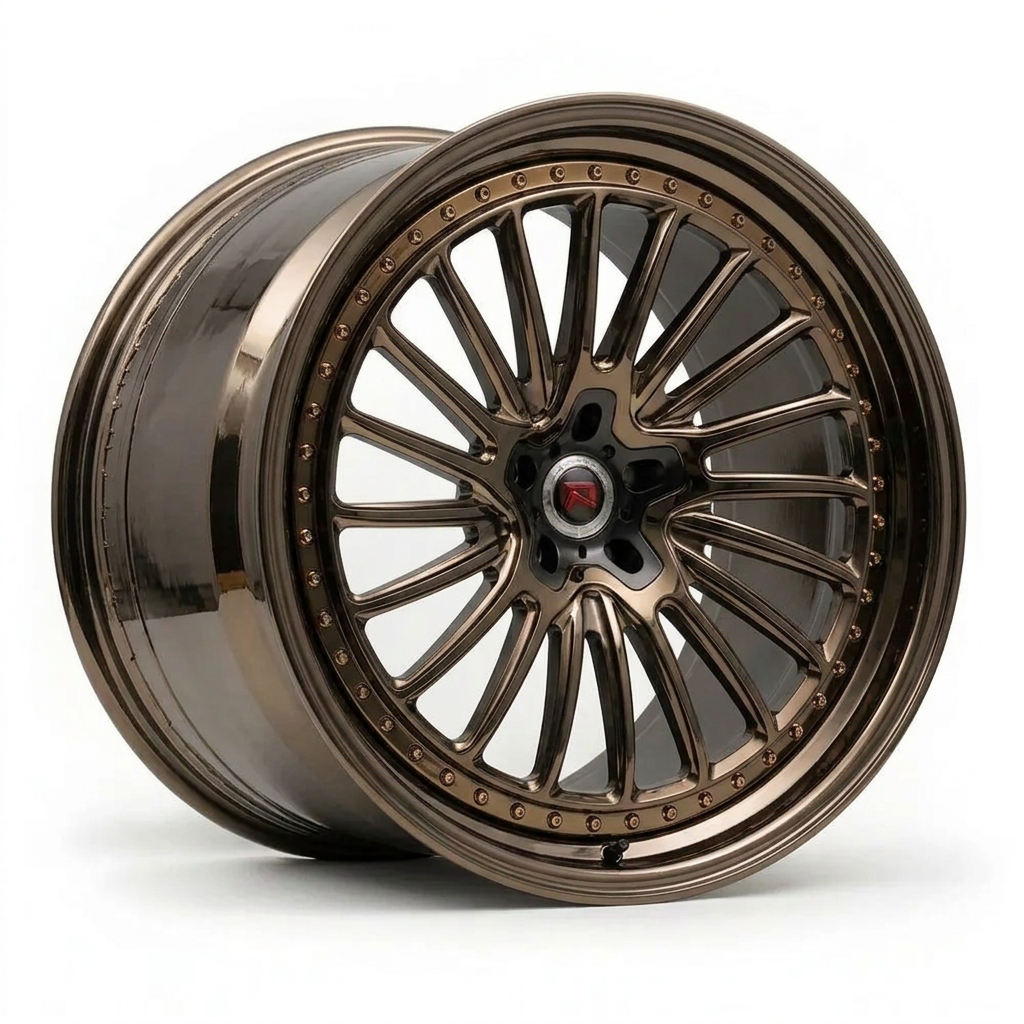 RZR XXV forged wheel — Tinted Bronze Chrome