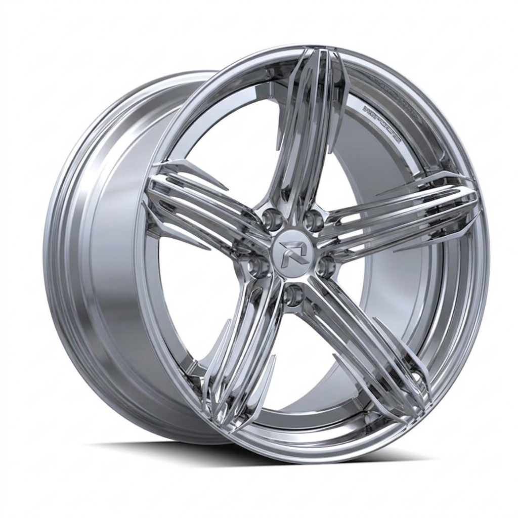 RZR CIV forged wheel — Full Polished Chrome