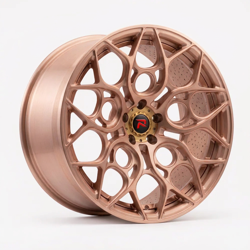 RZR XXXVI forged wheel — Brushed Rose Gold