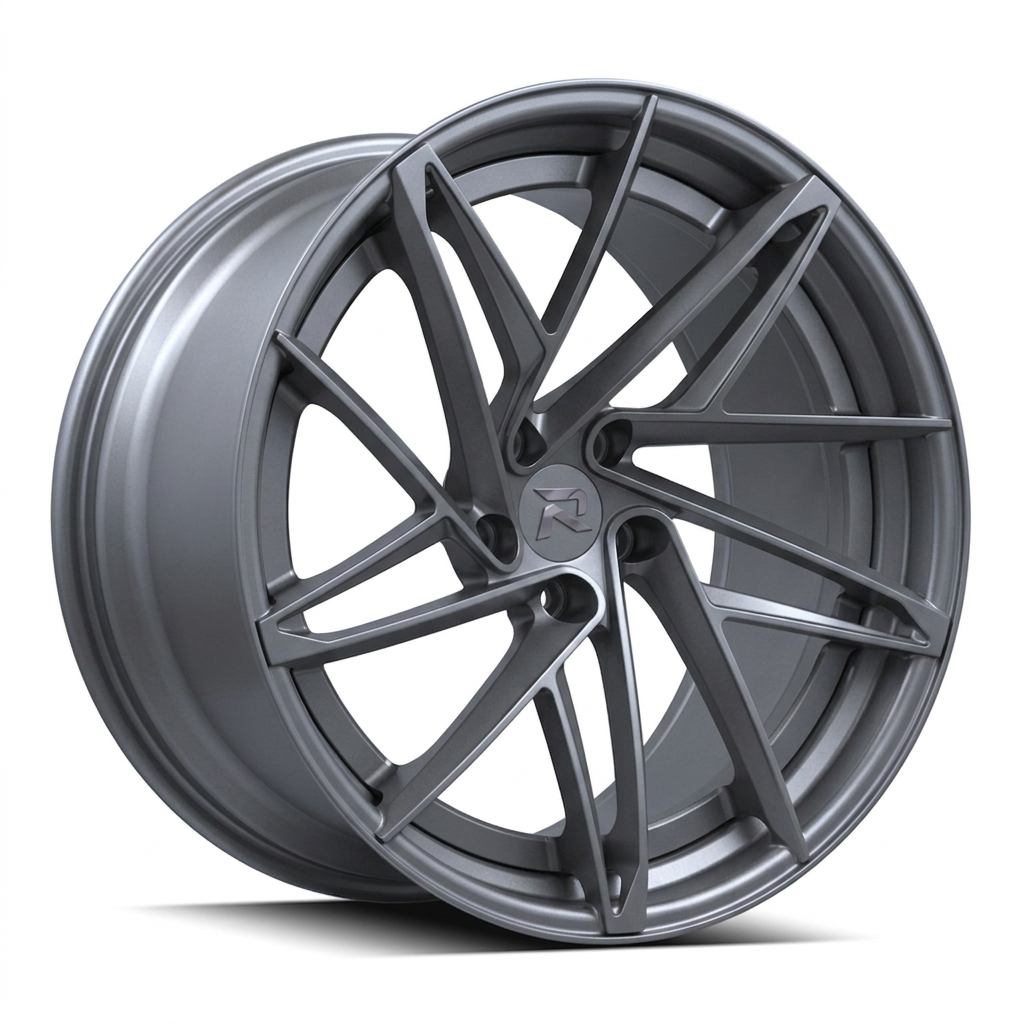 RZR CII forged wheel — Satin Gunmetal