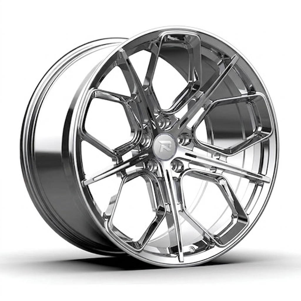 RZR CXXI forged wheel — Full Polished Chrome