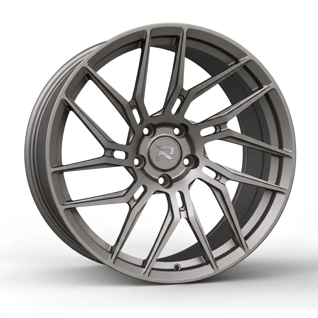 RZR CLXIII forged wheel — Satin Titanium Grey
