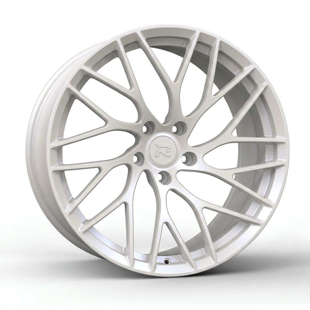 RZR CXIV forged wheel — Satin White Pearl