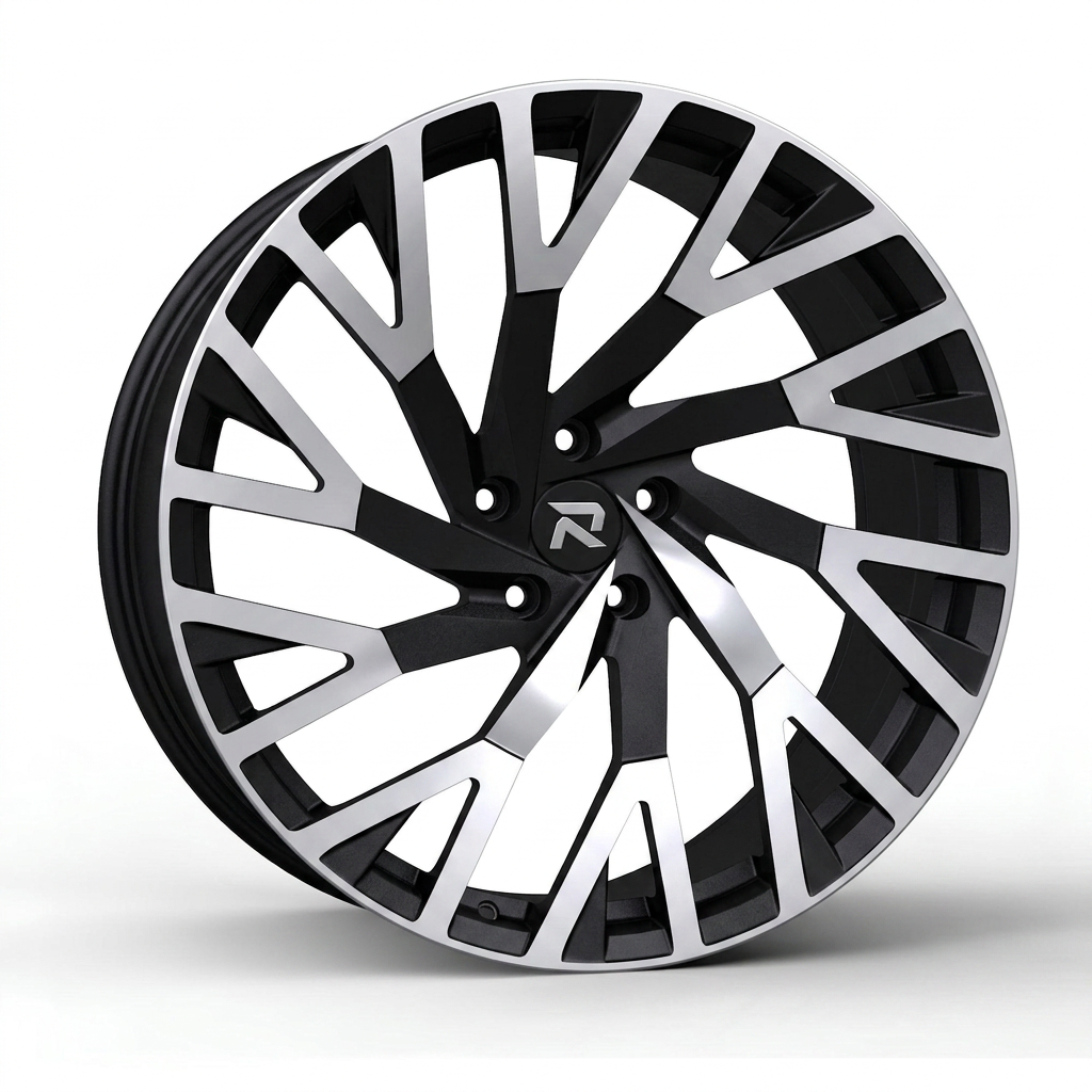 RZR CCV forged wheel — Matte Black / Milled Edges