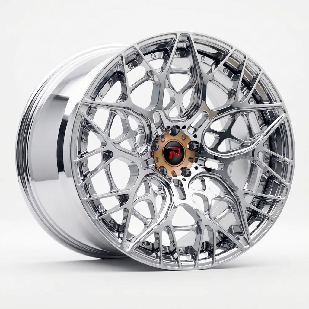 RZR LV forged wheel — Full Polished Chrome