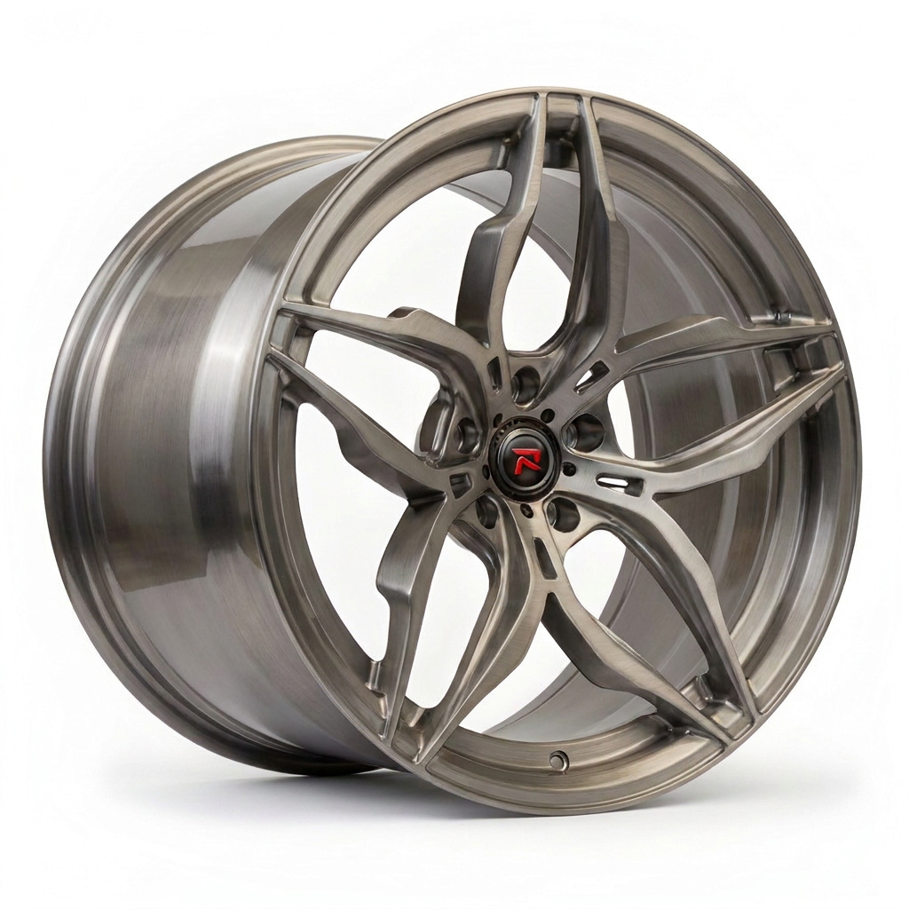 RZR XVI forged wheel — Brushed Titanium Bronze