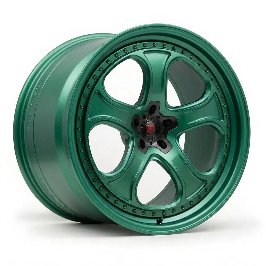 RZR XXVI forged wheel — Satin Emerald Metallic