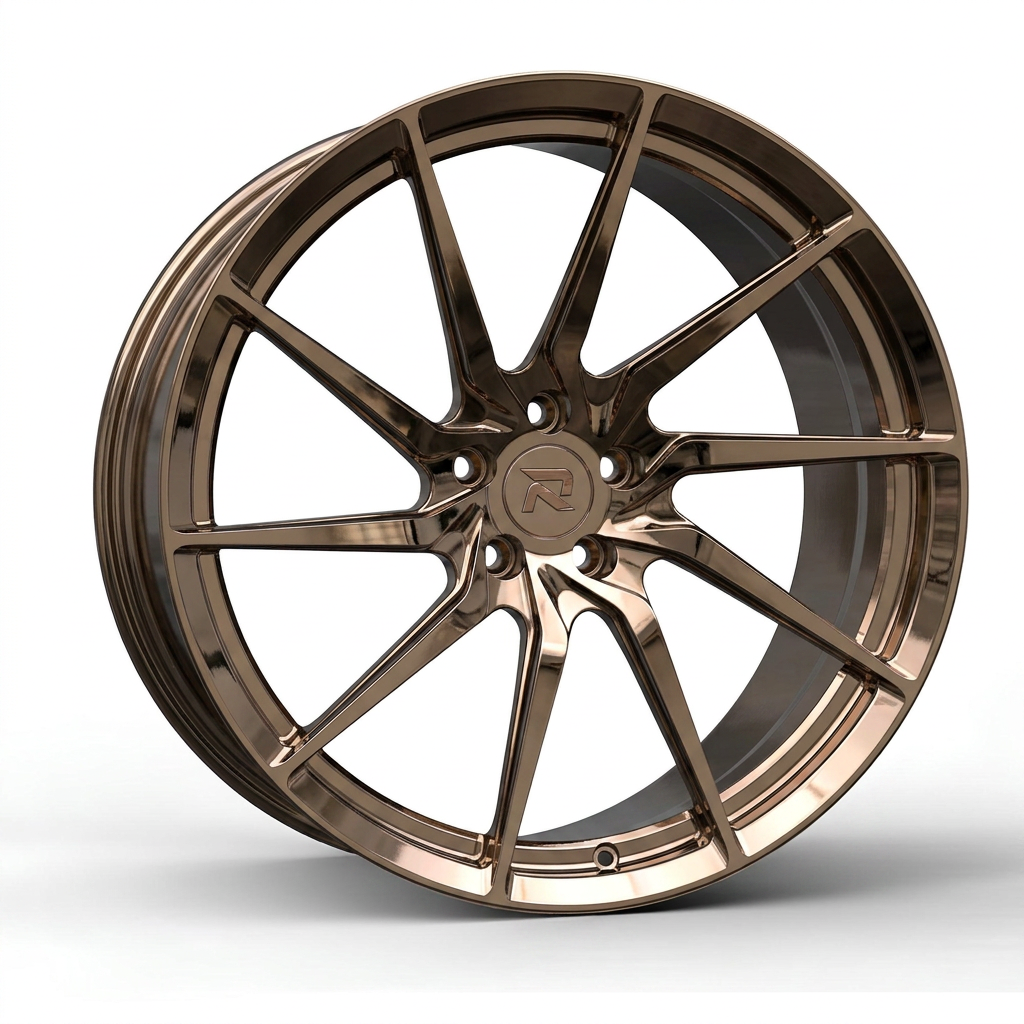 RZR CCIV forged wheel — Tinted Bronze Chrome