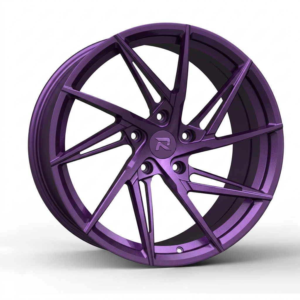 RZR CXII forged wheel — Satin Purple Metallic