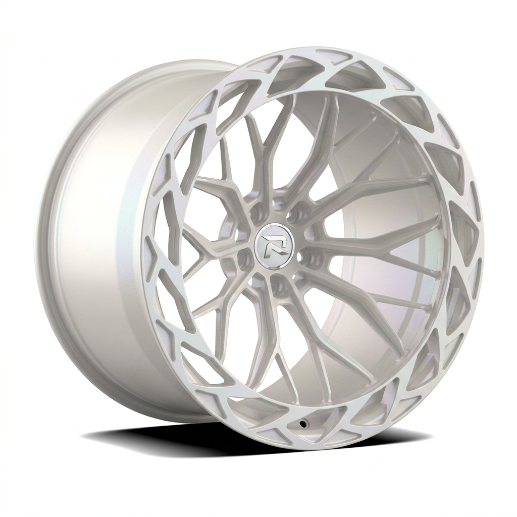RZR CXXXIX forged wheel — Satin White Pearl