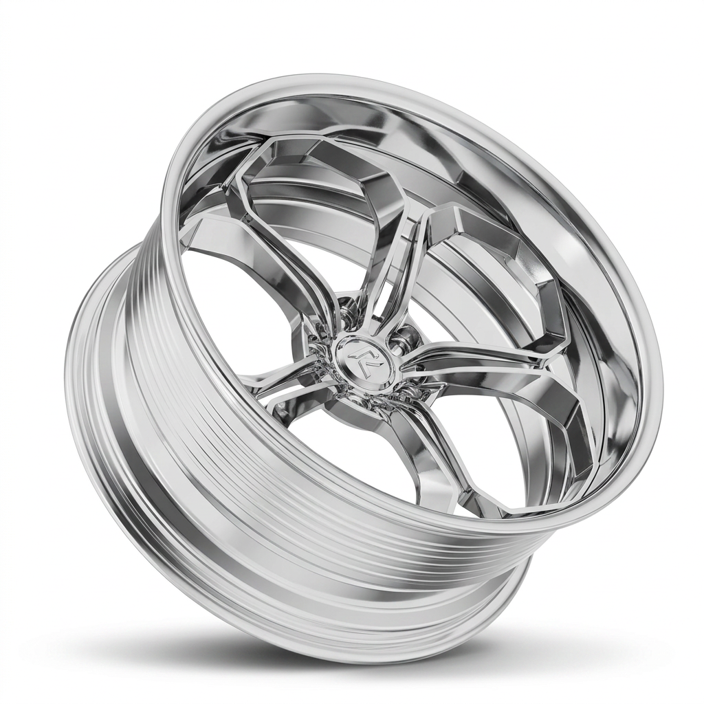 RZR LXIV forged wheel — Full Polished Chrome