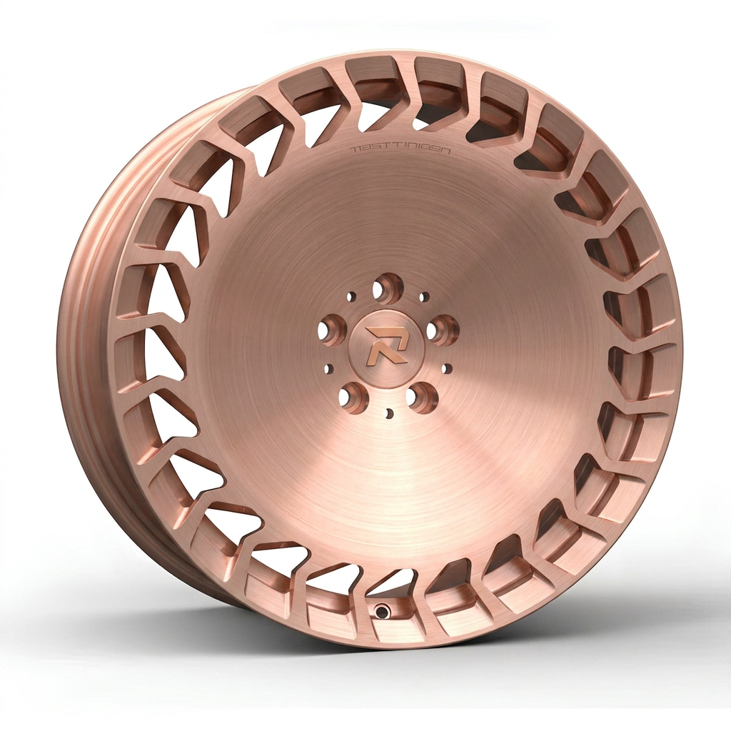 RZR CCIII forged wheel — Brushed Rose Gold