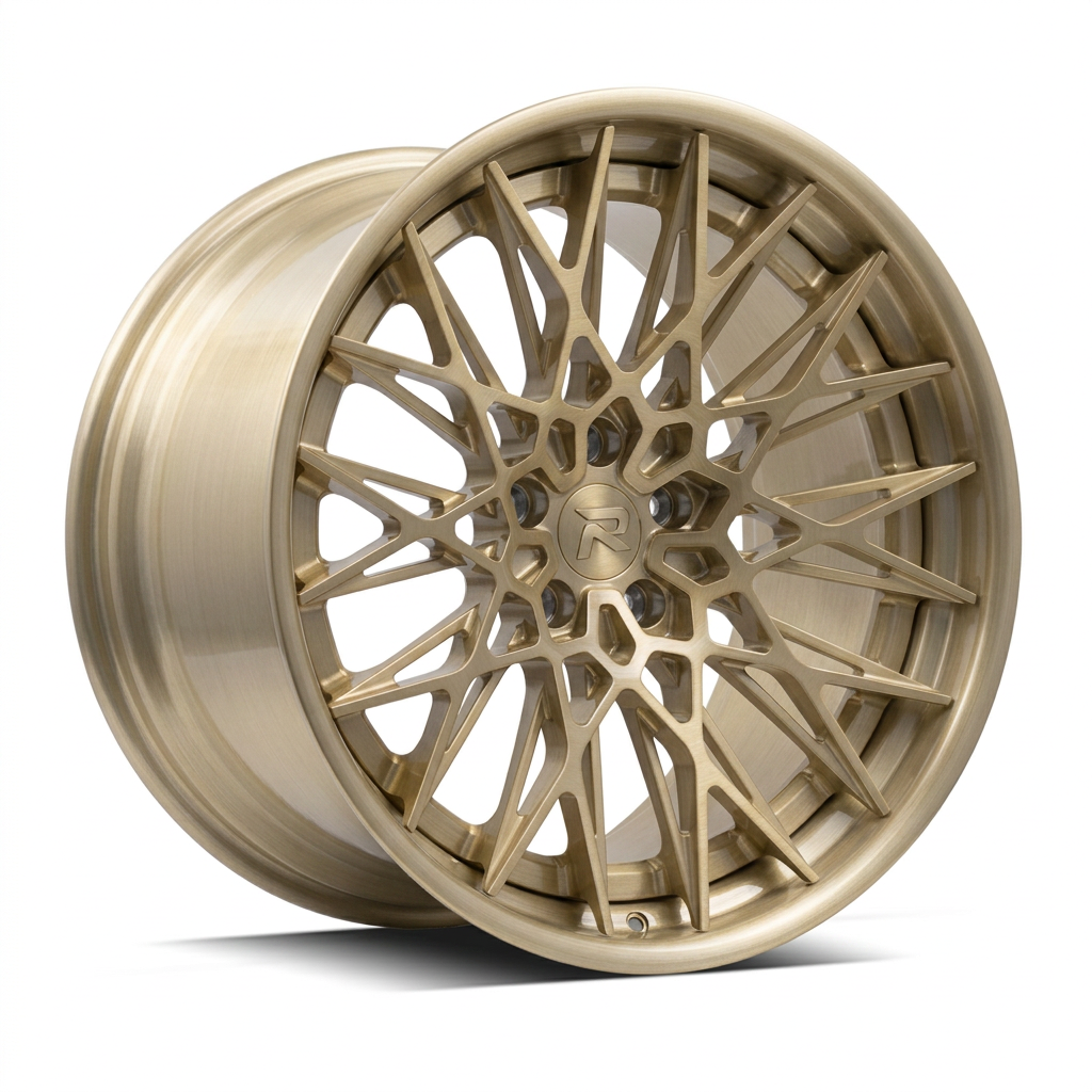 RZR CI forged wheel — Brushed Champagne Gold