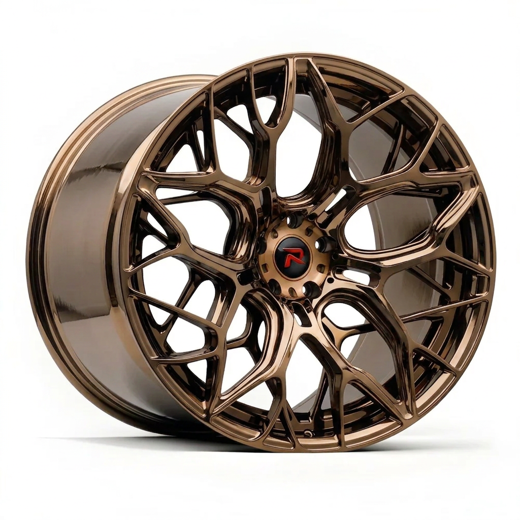 RZR XLIII forged wheel — Tinted Bronze Chrome