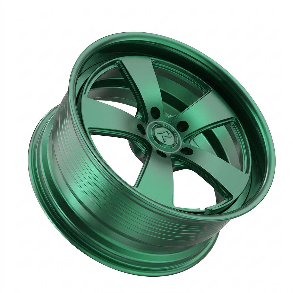 RZR LXVII forged wheel — Satin Emerald Metallic