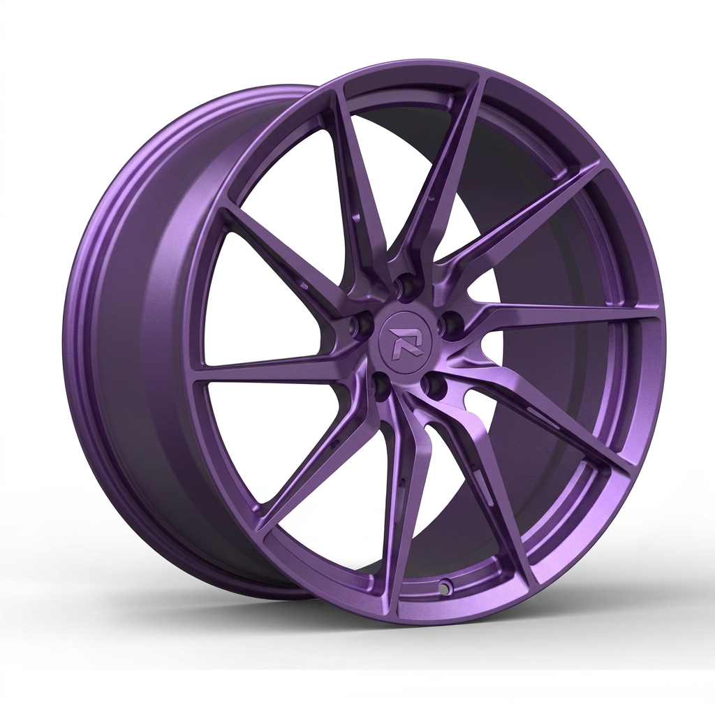 RZR CXLIV forged wheel — Satin Purple Metallic