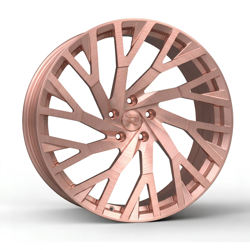 RZR CCV forged wheel — Brushed Rose Gold