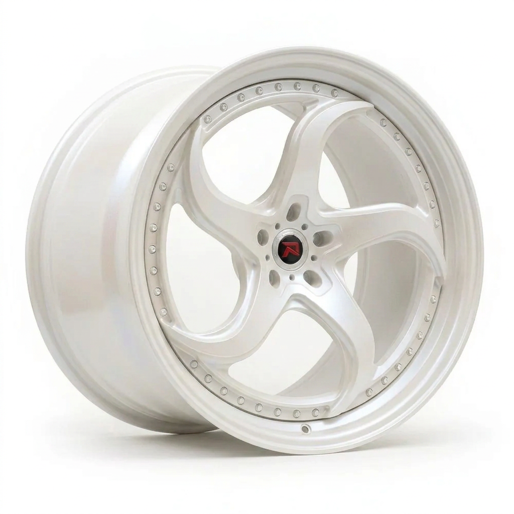 RZR XXVII forged wheel — Satin White Pearl