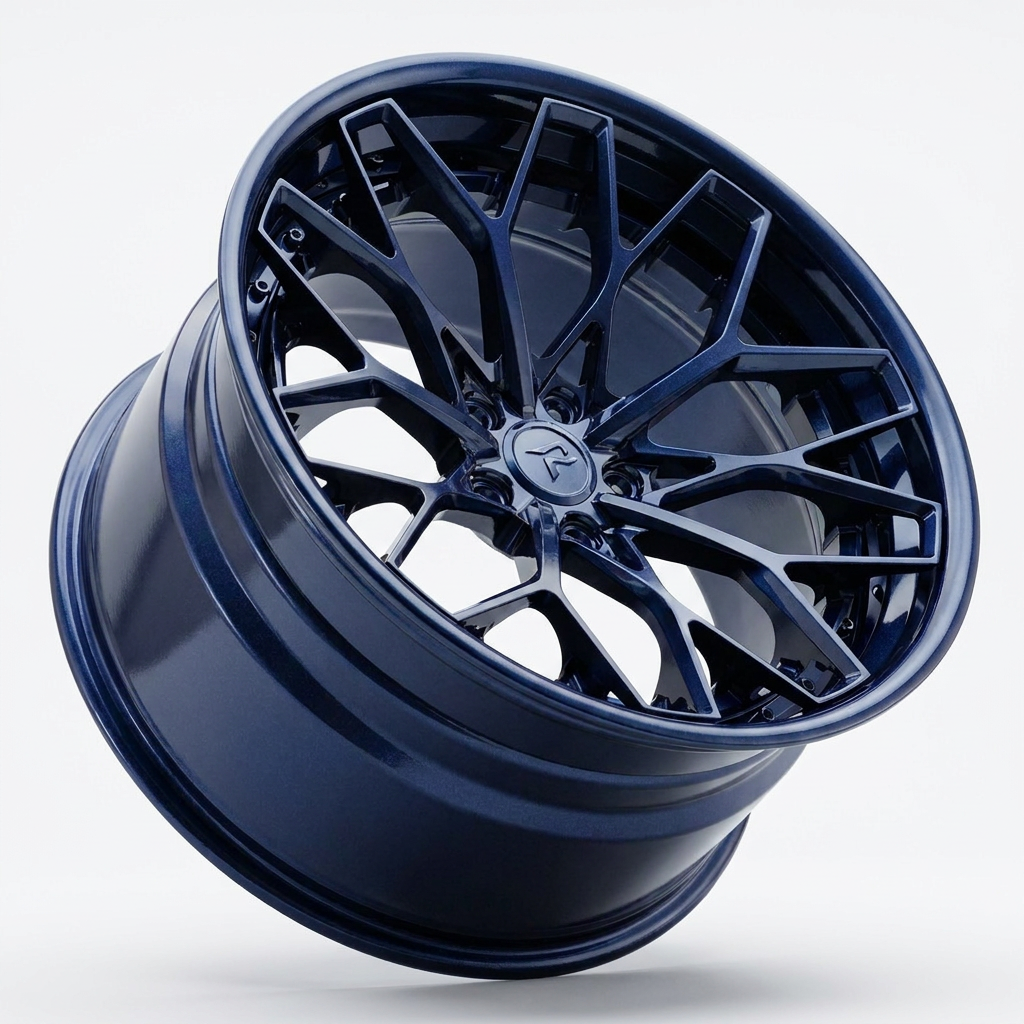 RZR VIII forged wheel — Gloss Midnight Navy Blue