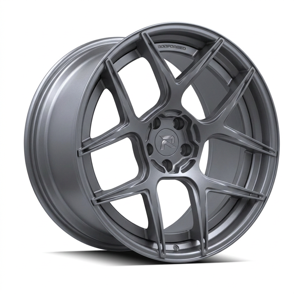 RZR CVIII forged wheel — Satin Gunmetal