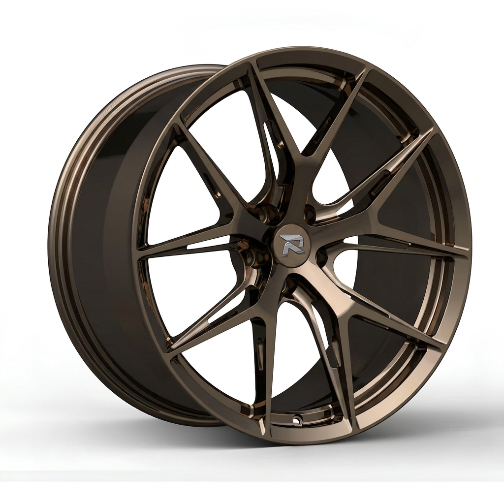 RZR CXCVII forged wheel — Tinted Bronze Chrome